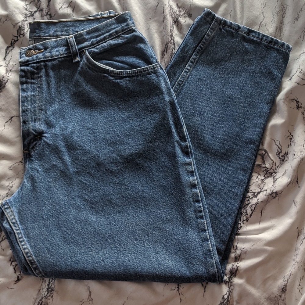 Vintage Dark Wash Gitano Mom Jeans